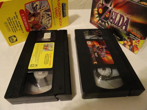 Legend of Zelda Majora's Mask N64 Preview VHS Toys R Us + He-Man VHS
