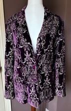 Dream Keeper Vintage Embroidered Silk Velvet Jacket S/m