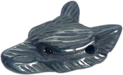Carved mixed crystal gemstome wolf head pendant bead for necklace women or men - Picture 65 of 84
