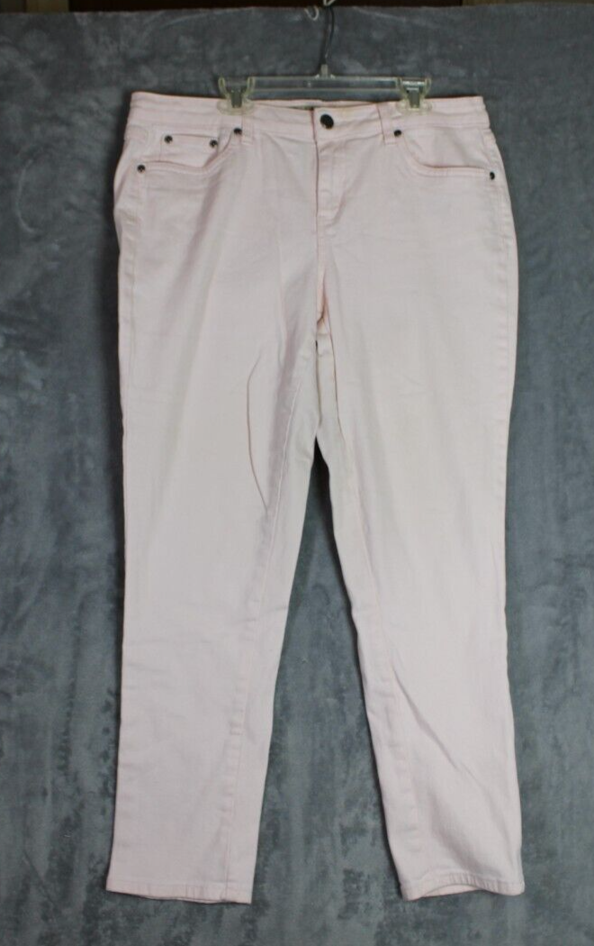 Jean Droit Earl Jane Taille 12 Rose, Stretch - Pour Femme, Occasion Très Bon état