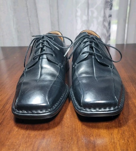 Oxford da uomo Rockport pelle nera taglia 9,5 M #APM24811 - Foto 2 di 11