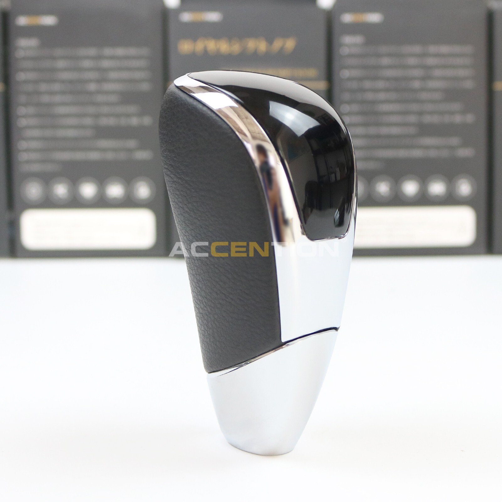 Black Leather Gear Shift Knob Automatic For Nissan MURANO 20152022 eBay