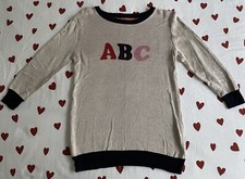 ModCloth Size S ABC 3/4 Sleeve Jumper In Excellent Condition! Size S