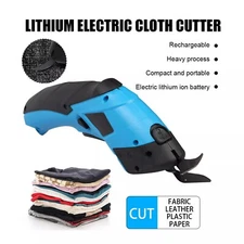 5x Cordless Electric Scissors Battery Operated For Fabric Box Leather Cardboard