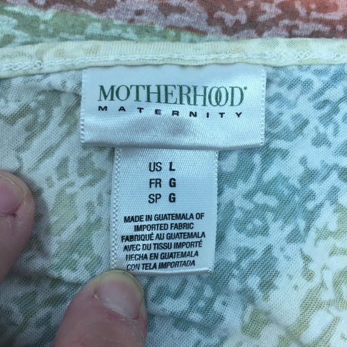 Camicia maternità maternità taglia L manica corta lavorata a maglia collo con fondo elasticizzato - Foto 5 di 5
