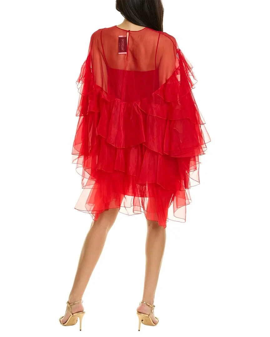 Valentino tiered silk mini dress 36 | eBay