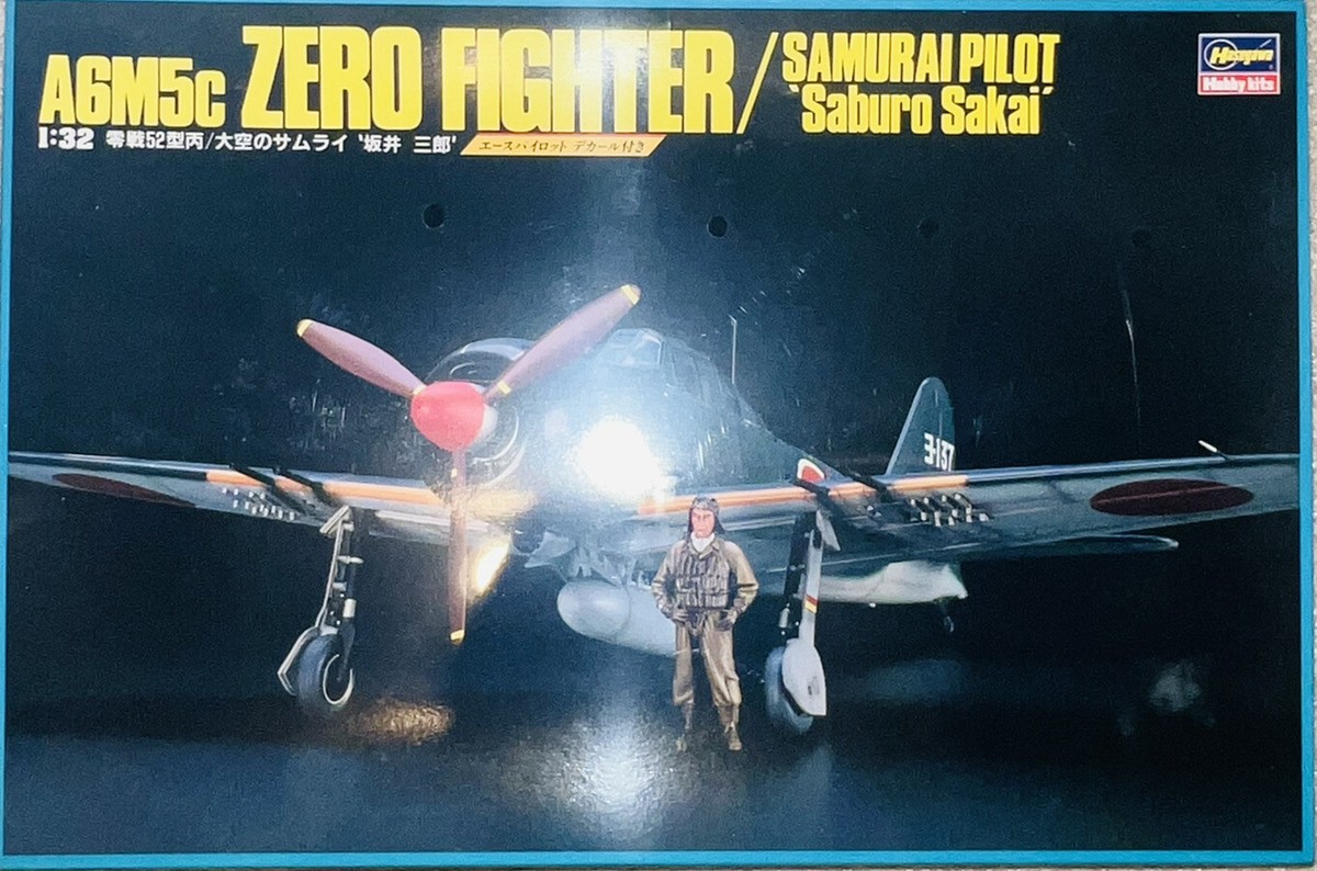 NEW] Hasegawa A6M5c Zero Fighter w/ Samurai Pilot 'Saburo