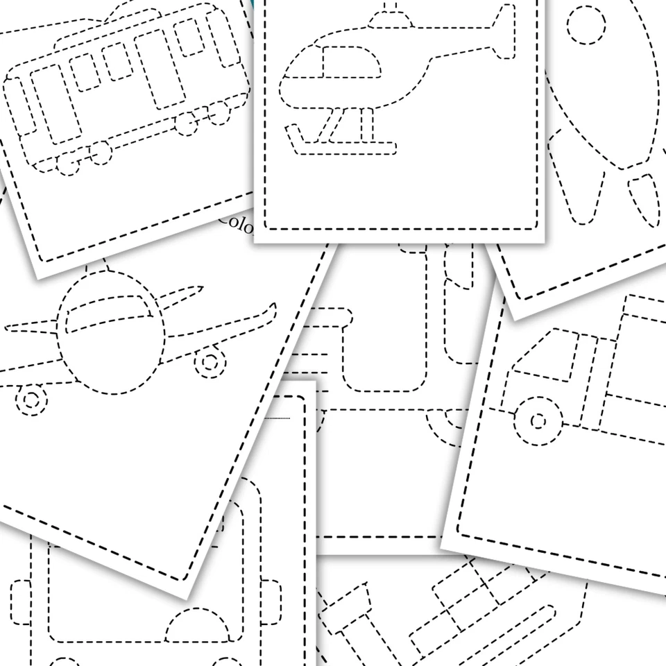 Pacote de livro de atividades imprimível controle de lápis e rastreamento para crianças de 3 a 7 anos - Imagem 2 de 4