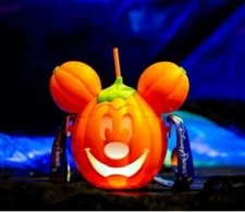 🎃 Disney Parks Halloween Mickey Pumpkin sipper