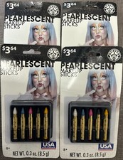 Lot of 4 Pearlescent Halloween Make-Up Sticks