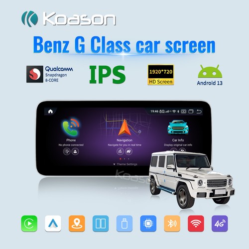 12.3" Android13 Display Car Stereo Touchscreen Upgrade for Mercedes Benz G Class