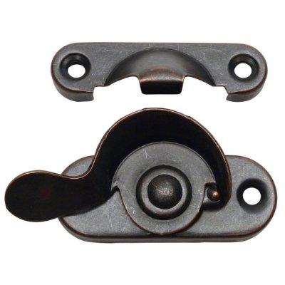 Designers Impressions Oil Rubbed Bronze Window Sash Lock: 53706