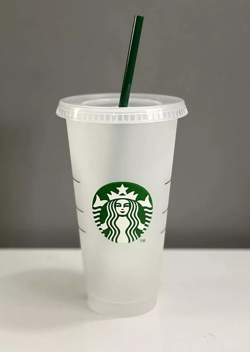 Starbucks cup with straw deals