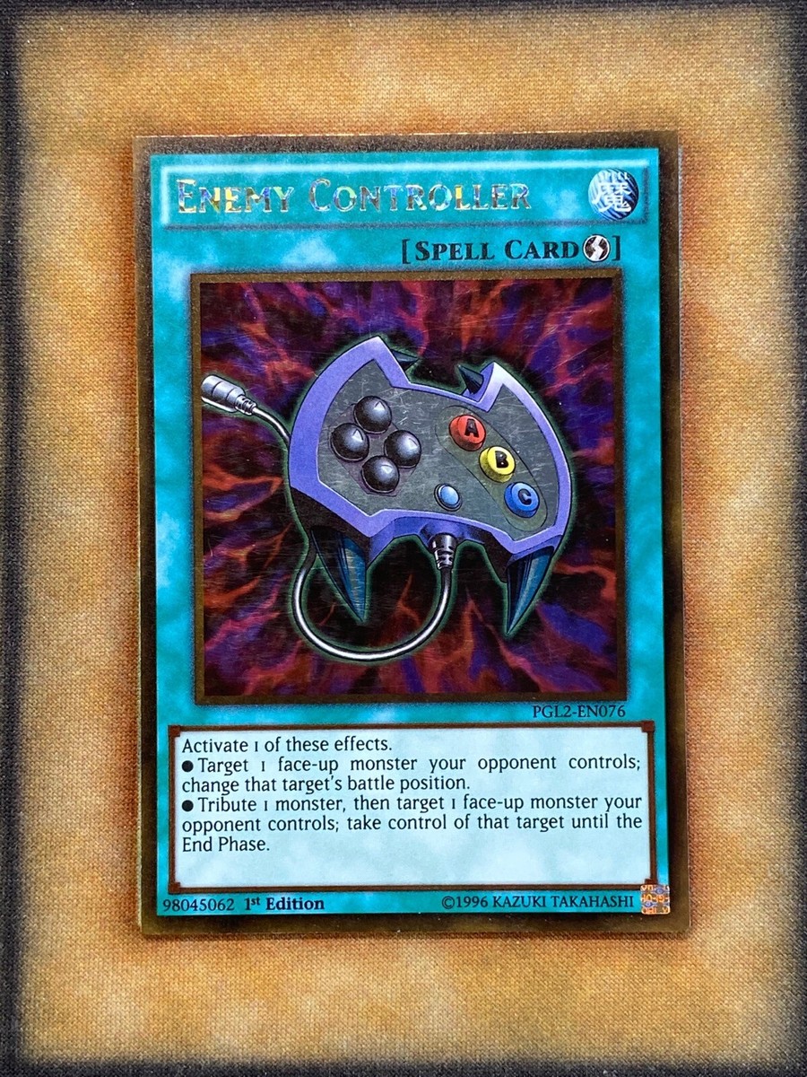 Yugioh Enemy Controller PGL2-EN076 Gold Rare 1st Ed NM | eBay