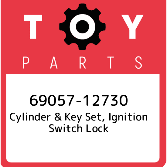 69057-12730 Toyota Cylinder & key set, ignition switch lock