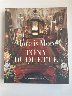 #ad #ad More Is More Tony Duquette By Hutton Wilkinson w Dust Jacket $175.00