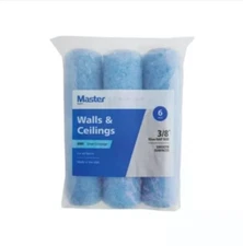 Bestt Liebco Master 3/8 Nap Walls And Ceilings Paint Roller Cover 9.5 in 6 pack