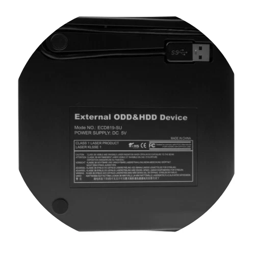 Slim Drive Disc Player External DVD Burner CD RW Writer Laptop Desktop USB 3.0 - Image 3 of 4