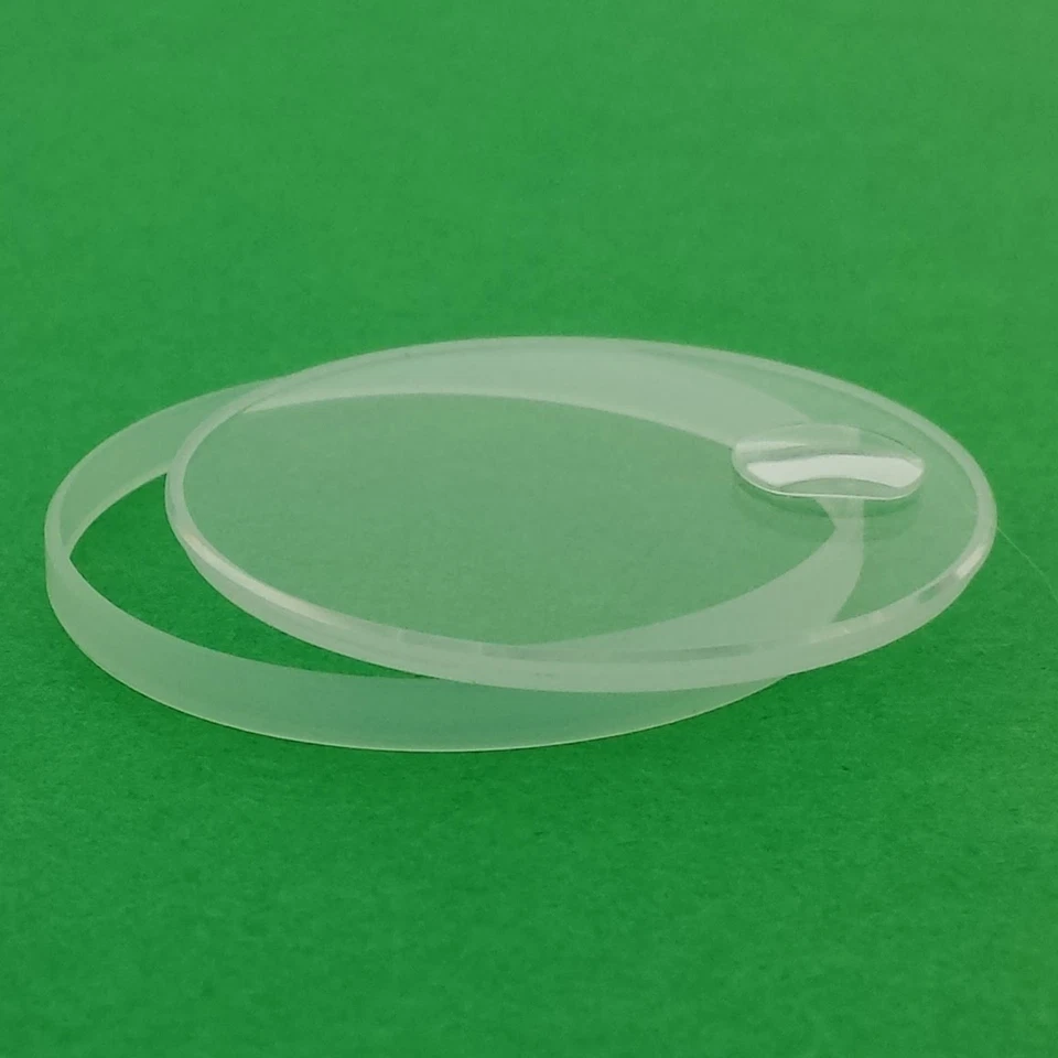 Cristal de zafiro Rolex 1600 1601 1603 conversión con junta Foto 2 de 4