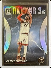 Jamal Murray - 2023-24 Donruss Optic - Raining 3s - Silver Prizm #3