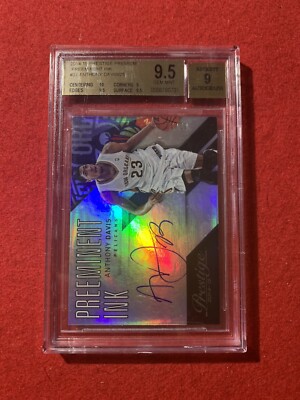 2014-15 Prestige Premium Anthony Davis Preeminent Ink 1/25! BGS