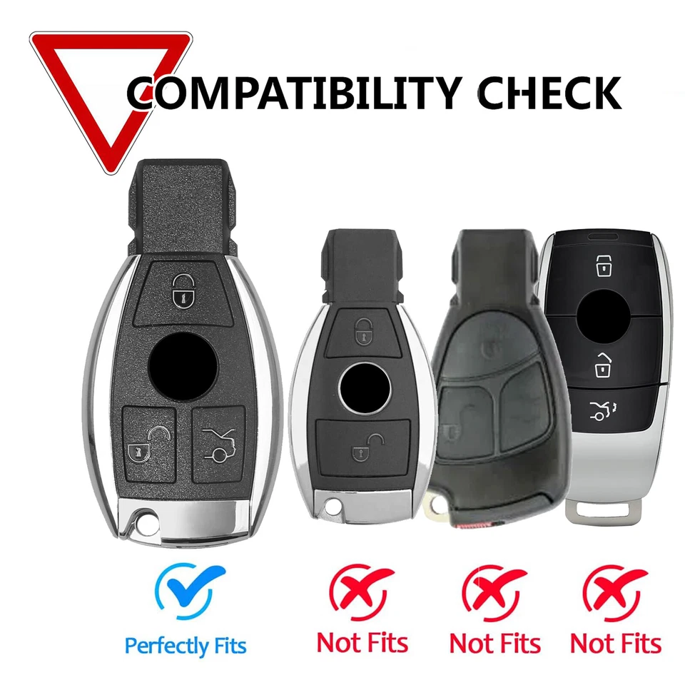 Funda Carcasa Llave Silicona Remoto Para Mercedes Benz A B C E S GL GLS SLS CLA Foto 2 de 4