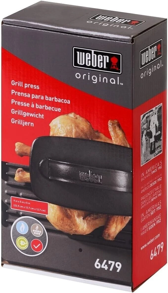 Weber 6479 Grill Press
Opens in a new window or tab