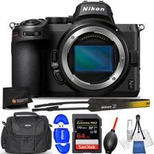 Nikon Z 5 Mirrorless Digital Camera (Body Only) 64GB Bundle - AUTHORIZED DEALER