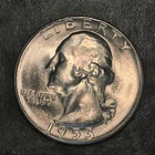 1953-S Silver Washington Quarter Superb Uncirculated - High Quality Scans #H839