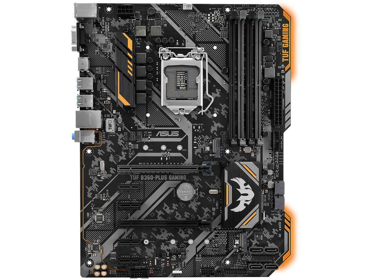 FOR ASUS TUF B360-Plus Gaming Motherboard DDR4 64GB 1151PIN FOR ASUS TUF B360-Plus Gaming Motherboard DDR4 64GB 1151PIN