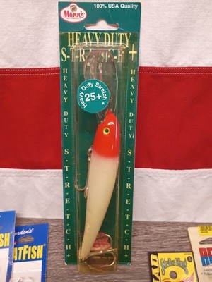 Manns Heavy Duty Stretch+ 25+ Diving Bait Fish Lure One Piece Redhead
