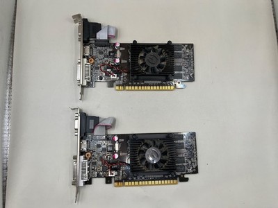 2X EVGA 01G-P3-1302-LR GeForce 8400 GS 1GB DDR3 PCI Express 2.0 Graphics Card