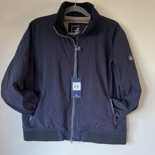 Premier Equine Voltana Ladies Riding Bomber Jacket Navy Large RRP £64.00