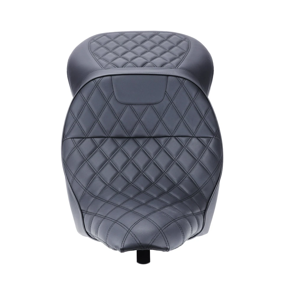 Full Set Diamond Seat Rider Passenger For Harley Road King Classic / EFI FLHRCI Foto 4 de 4