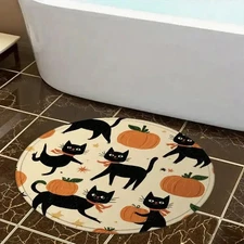 1 Flannel Floor Mat, Pet Supplies Market Theme, Halloween Floor Mat, Best Seller