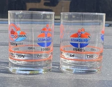 Vintage Standard Oil Glass Tumblers Signs Over The Years