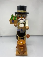 Steinbach Nutcracker Brewmaster 17" German Wooden Music Box HANDMADE