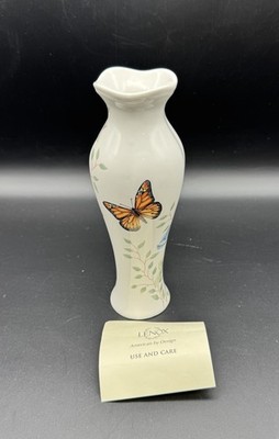 LENOX Butterfly Meadow Bud Vase Diffuser 7.25 