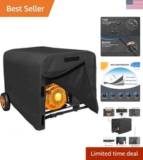 Durable Waterproof Generator Cover - 38 x 28 x 30 inch for -Round Protection