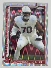 Paris Johnson Jr. RayWave Refractor 2025 Topps Chrome #3