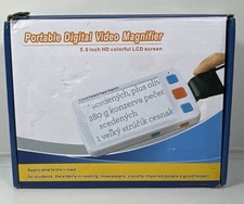 Portable Digital Magnifier, 5-inch HD Electronic Video Magnifier for Low Version