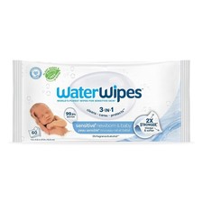 WaterWipes Sensitive Baby Wipes 99.9 Water Unscented Hypoallergenic 60ct