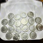 20 silver Circulated Roosevelt Dimes 1960-1964 US 10C Coins Uncertified