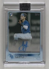 2022 Topps Clearly Authentic Auto Josh Lowe #CAA-JL Rookie Auto RC