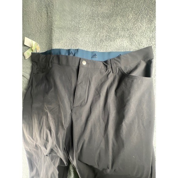 Adidas Primegreen Golf Pants Mens 42x30 Black Flat Front Athletic Fit thumbnail 2