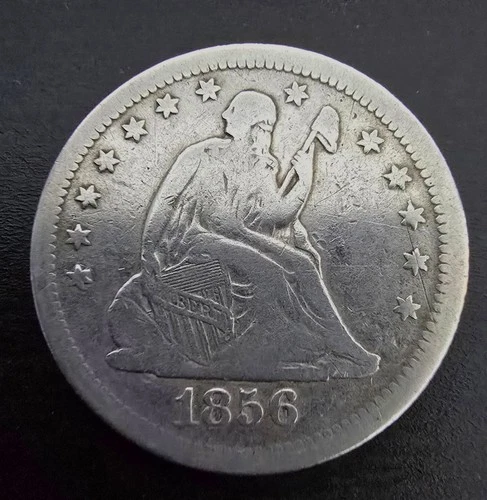 1856‑O Seated Liberty Quarter Dollar • Scarce New Orleans Issue • Silver