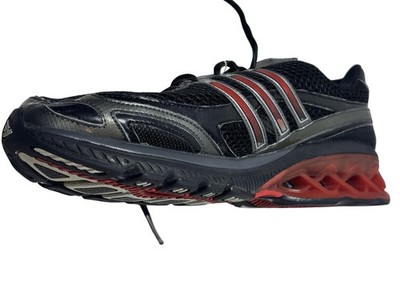 Adidas Running Shoes Mens Size 13 Black Red Mesh Athletic Low Top 2008 235344