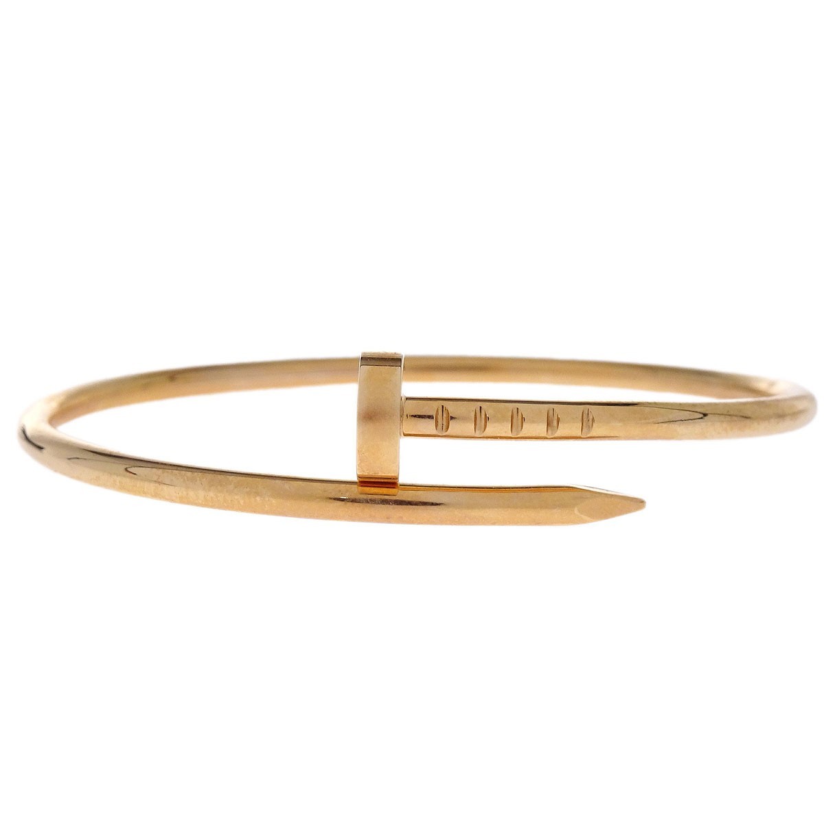 Cartier Juste Un Clou Bracelet 18K Rose Gold Gold Rose_Gold Bracelet Jewelry (Pre-Owned)
