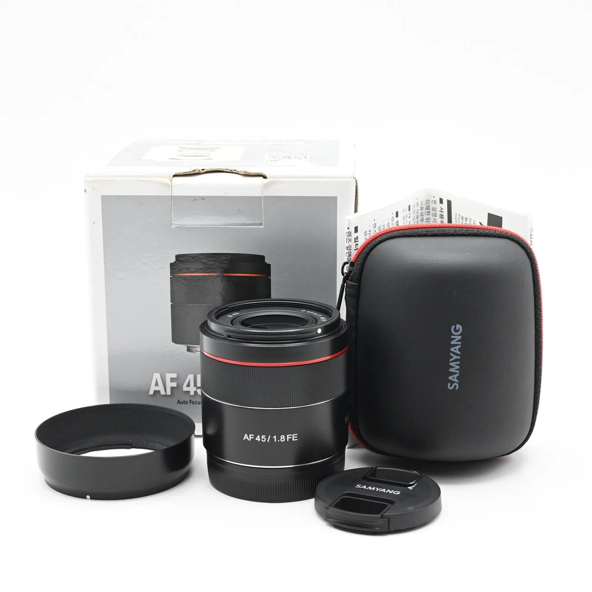 【美品】SAMYANG AF 45mm F1.8 FE 箱付き Samyang AF 45mm F1.8 FE - Tiny but Premium