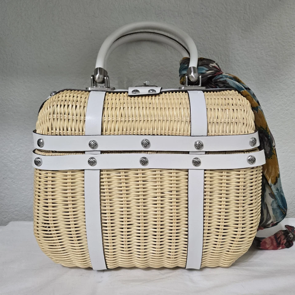 Bolso Cartera Patricia Nash Spring Mimbre Nuevo con Etiquetas Foto 4 de 4